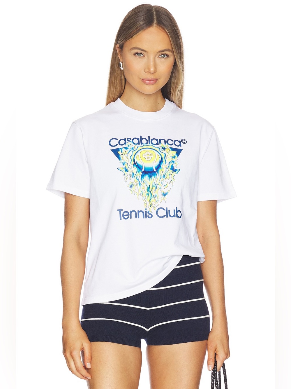 Casablanca Tennis Club Icon T-shirt in White NWT Small